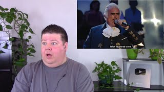 Vicente Fernández Reaction Compilation VOCAL COACH REACTS [upl. by Ailedo]