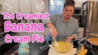 Homemade Banana Cream Pie Recipe  Easy amp Delicious Dessert [upl. by Norry775]