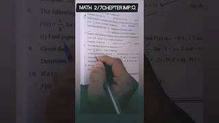 2024 VIMP QUESTION series in maharashtra board exam math2 7CHEPTER board shorts [upl. by Ylrrad]