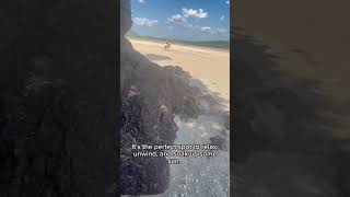 Llansteffan beach 🏖️ shorts shortvideo shortvideoviralshorts [upl. by Monica]