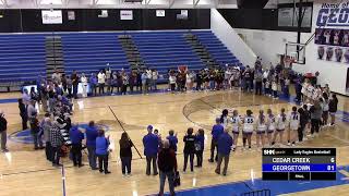 Girls High School Basketball  Cedar Creek Lady Eagles vs Georgetown Lady Eagles  262024 [upl. by Innor584]