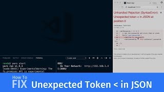 How to fix Unexpected Token in JSON error for web developers [upl. by Akselav]