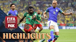 Cameroon vs Brazil Highlights  2022 FIFA World Cup [upl. by Flowers]