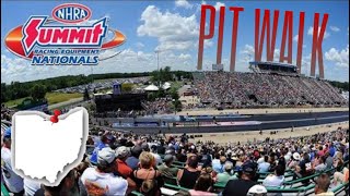 2021 NHRA Summit Nationals  Pit Walk amp Track Tour  Norwalk OH [upl. by Draner]