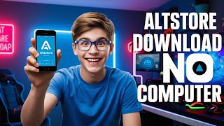 How To Download Altstore No Computer iOS install cool apps [upl. by Ellinej]