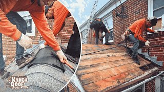 Replacing a 70year Slate Roof with Architectural Shingles [upl. by Xuaeb14]