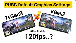 7Gen3 vs 8Gen2 PUBG Graphics Settings Comparison 😲🔥🔥🔥realmegt6t oneplus12r [upl. by Oiram814]