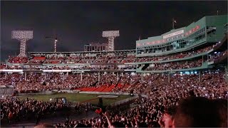 Crowd Singing Bohemian Rhapsody Before Green Day Gig Hella Mega TourFenway Park Boston 080521 [upl. by Tager]