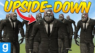 UPSIDEDOWN FACES CHASE US Garrys Mod TREVOR HENDERSON UPDATE [upl. by Ingraham]