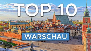 WARSCHAU Sehenswürdigkeiten TOP 10 SEHENSWÜRDIGKEITEN die DU sehen MUSST [upl. by Anear]