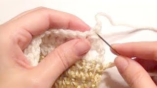 Crochet Color Change amp Finishing Techniques Tutorial [upl. by Vally]