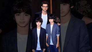 Hrithik Roshan With Son Hrehaan Roshan amp Hridhaan Roshan shorts hrithikroshan whatsappstatus [upl. by Nnayelsel]