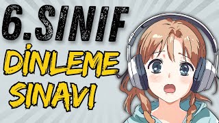 İNGİLİZCE DİNLEME SINAVI 6 SINIF  1DÖNEM 1 YAZILI [upl. by Annohsak]