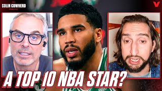 Where Nick Wright ranks Jayson Tatum among NBA stars  Colin Cowherd NBA [upl. by Aiekram]