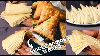 The Easiest method to make Samosa wraps Spiced Samosa Wraps [upl. by Imiaj]