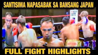 Jeo santisima vs hayato tsutsumi Full Fight highlights [upl. by Enorahs]