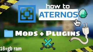 How to set plugins  mods together  in aternos  100 working proved  tutorial viral server [upl. by Aimee166]