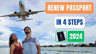 Renew Indian Passport online in 2024 ✅ Latest Process of Passport Renewal 📕 [upl. by Ultan]