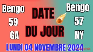 DATE DU JOUR 04 NOVEMBRE 2024 🔥boulchojodia 💢croixdujour [upl. by Sabas]