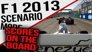 F1 2013  Scenario Mode  Title  Scores On The Board [upl. by Oznecniv]