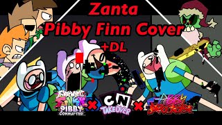 FNF Zanta but Pibby Finn cover DL [upl. by Atinna]