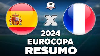 ESPANHA 2 x 1 FRANÇA AO VIVO  EUROCOPA 2024  SEMIFINAL  NARRAÇÃO [upl. by Bobbie53]