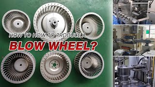 How To Produce The Fan Blower Wheel KINGREAL Blower Impeller Wheel Assembly Machine [upl. by Eremehc492]