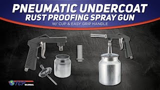 TCP Global  Pneumatic Undercoat Rust Proofing Spray Gun [upl. by Buderus157]