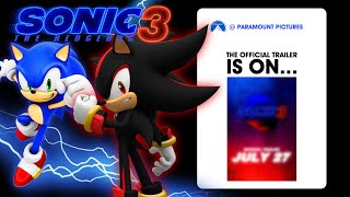 The Release Date for SONIC MOVIE 3 TRAILER [upl. by Nialb]