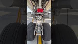 Aircraft Nose landing gear wheels [upl. by Odraleba]