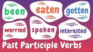 Learn Past Participle Verbs American English  English Grammar Lessons [upl. by Josee454]