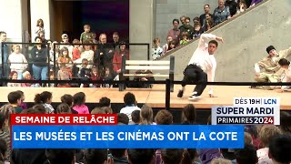 Semaine de relâche les musées et les cinémas ont la cote  reportage [upl. by Faxun804]