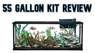 55g Top Fin Aquarium Starter Kit Review [upl. by Hedges448]