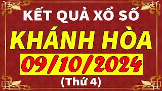 Xổ số Khánh Hòa ngày 9 tháng 10  XSKH  KQXSKH  SXKH  Xổ số kiến thiết Khánh Hòa hôm nay [upl. by Rann]