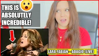 Absolutely Incredible Performance by Lara Fabian  ADAGIO Reaction Video [upl. by Letti]