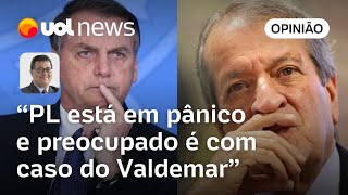 Prisão de Valdemar deixou PL mais em pânico do que caso de Bolsonaro na PF diz Tales Faria [upl. by Aittam]