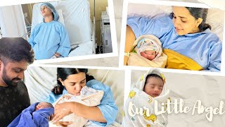 Birth Vlog 👶🏻🐣🧿 Our Little Angel 💫  Malavika Krishnadas  Thejus Jyothi [upl. by Aihtekal]