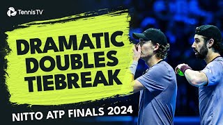 Dramatic Tiebreak In PurcellThompson vs GranollersZeballos  Nitto ATP Finals 2024 [upl. by Schwerin]