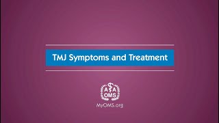 TMJ Symptoms and Treatment [upl. by Aihsiyt]