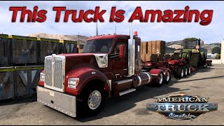 Using This Mod Makes This Truck Unstoppable  Kenworth W990 in American Truck Simulator [upl. by Yrreg742]