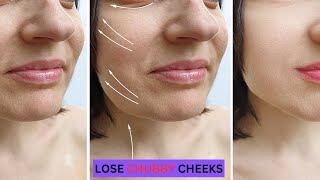 2 Exercises To Lose CHUBBY Cheeks Get a Defined Face [upl. by Leoj]