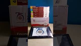 CA foundation books WITHOUT ANY FEES ₹500‼️New course books cafoundation newbook unboxing caexam [upl. by Lotz134]