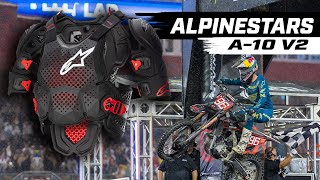 Alpinestars A10 V2 Full Motocross Roost Deflector [upl. by Kemeny]