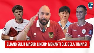 ELIANO REJINDERS OUT OLE ROMENY STRIKER YANG TIMNAS BUTUHKAN [upl. by Madid923]