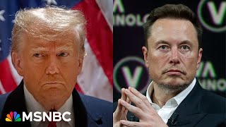 Trump is afraid MSNBC panel reacts to reported TrumpMusk meeting [upl. by Norrie387]