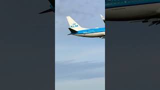 KLM airlines landed Zūrich Airport shortvideo [upl. by Stanwinn838]