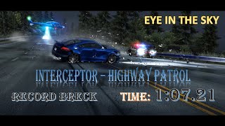 Self Record Breck  INTERCEPTOR  HIGHWAY PATROL  Need For Speed HOT PURSUIT [upl. by Hoxsie]