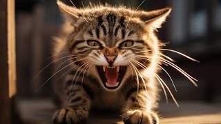 Cat Sound Angry  Creepy Cat Meowing  Scary Cat Song  Creepy Cat Noise [upl. by Dayle123]