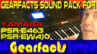 Gearfacts Sample Pack for Yamaha PSRE463 and PSREW410 [upl. by Aurelie685]