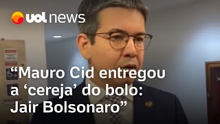 Randolfe diz que Mauro Cid entregou em delação o que faltava a cabeça do golpe Jair Bolsonaro [upl. by Rilda131]